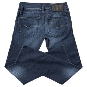DIESEL MATIC 8L6 Slim Skinny Fit Jeans Low Rise Stretch Dark Blue size 24x30